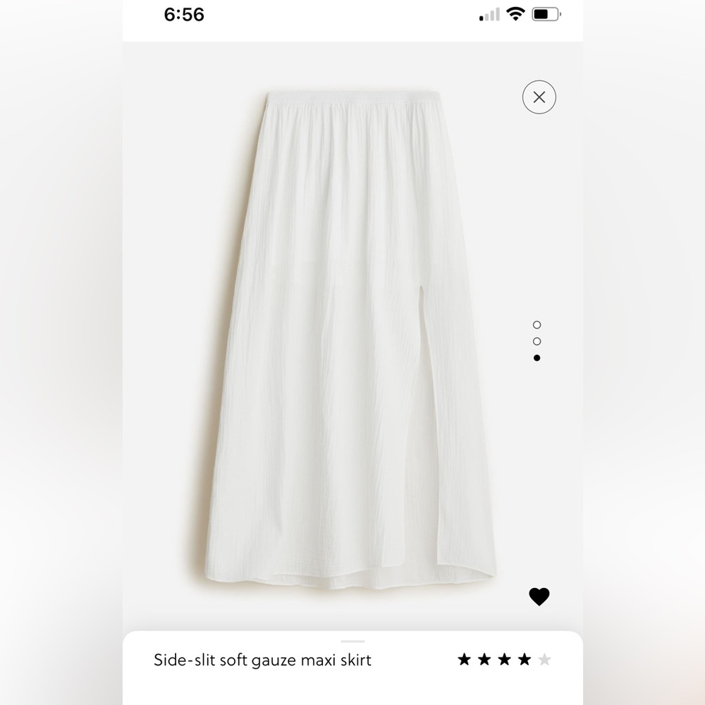 J.Crew soft gauze skirt size small